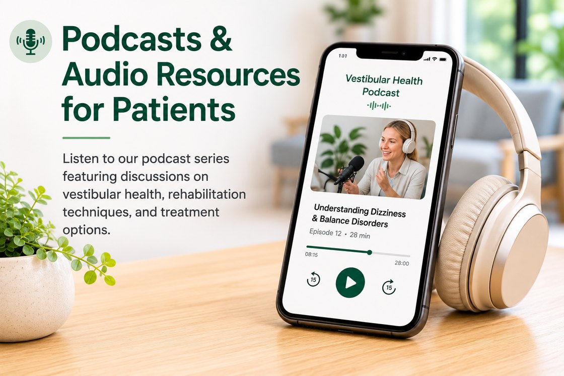 Podcasts and audio resources for patients